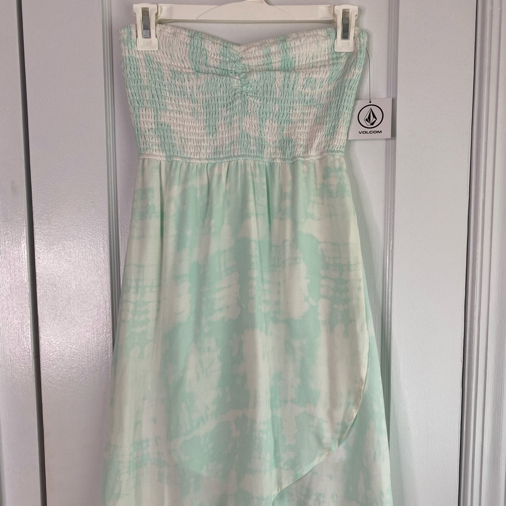 NWT! Volcom Strapless High-Low Dress